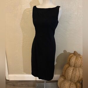 Express Stylish Black Sleeveless Dress Sz 3/4